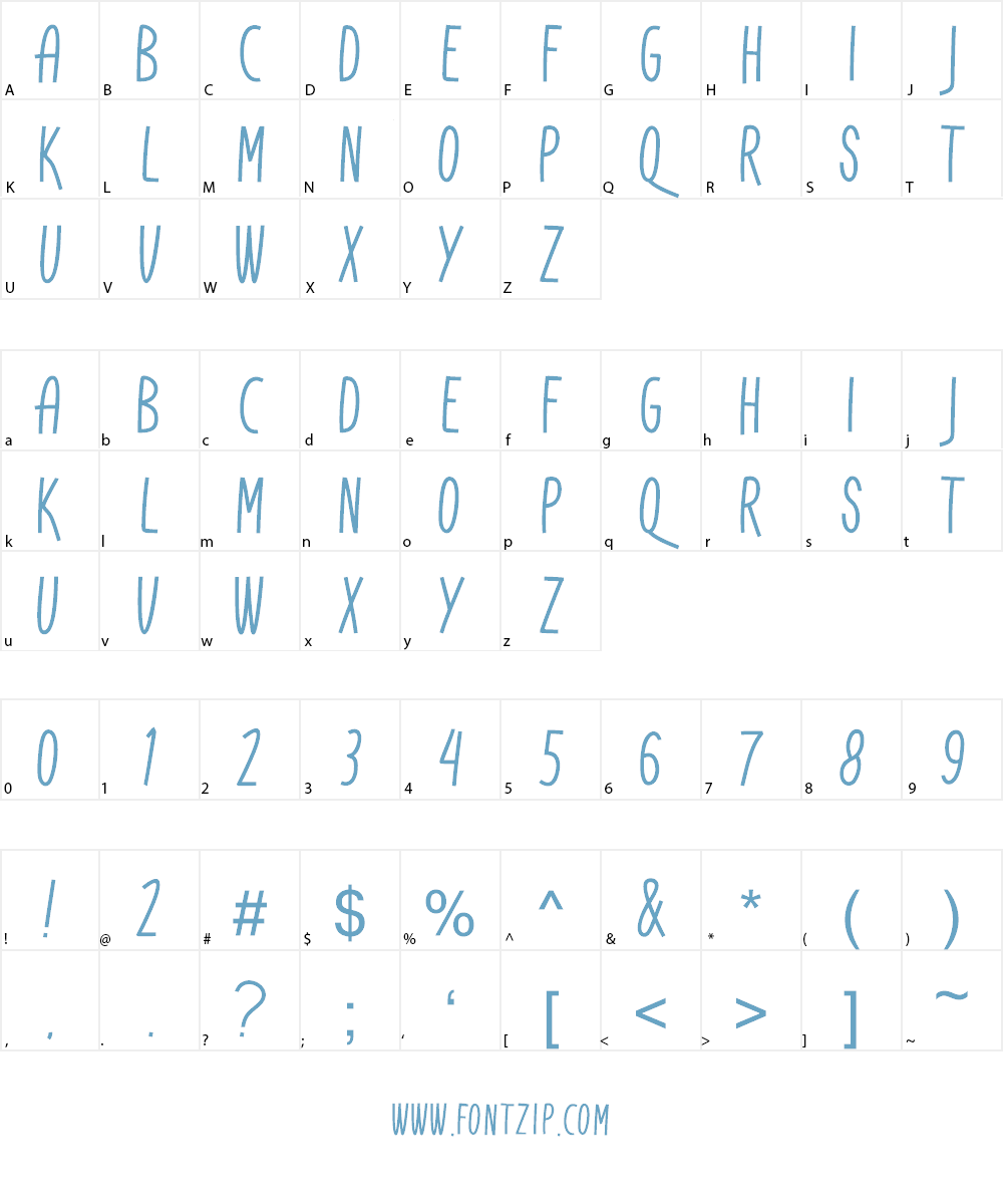 Don Aquarel Font Character